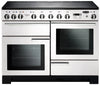 Rangemaster Professional Deluxe PDL110EIWH/C 110cm Electric Range Cooker with Induction Hob - White