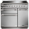 Rangemaster Elise ELS90EISS/ 90cm Electric Range Cooker with Induction Hob - Stainless Steel