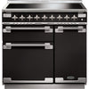 Rangemaster Elise ELS90EIGB/ 90cm Electric Range Cooker with Induction Hob - Black