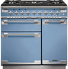 Rangemaster Elise ELS90DFFCA/ 90cm Dual Fuel Range Cooker - China Blue