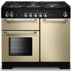 Rangemaster Kitchener KCH100NGFCR/C 100cm Gas Range Cooker - Cream