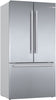 Bosch Series 8 KFF96PIEP American Fridge Freezer - Brushed Steel - E Rated