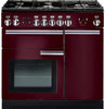 Rangemaster Professional Plus PROP90DFFCY/C 90cm Dual Fuel Range Cooker - Cranberry