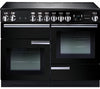 Rangemaster Professional Plus PROP110EIGB/C 110cm Electric Range Cooker with Induction - Black