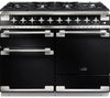 Rangemaster Elise ELS110DFFGB/ 110cm Dual Fuel Range Cooker - Gloss Black