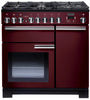 Rangemaster Professional Deluxe PDL90DFFCY/C 90cm Dual Fuel Range Cooker - Cranberry