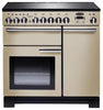 Rangemaster Professional Deluxe PDL90EICR/C 90cm Electric Range Cooker with Induction Hob - Cream