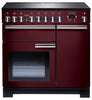Rangemaster Professional Deluxe PDL90EICY/C 90cm Electric Range Cooker with Induction Hob - Cranberry