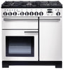 Rangemaster Professional Deluxe PDL90DFFWH/C 90cm Dual Fuel Range Cooker - White