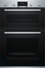 Bosch Series 4 MBS533BS0B Built In Electric Double Oven with 3D Hot Air - Stainless Steel