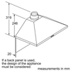 Bosch Series 2 DWP64BC50B 60cm Chimney Hood - Stainless Steel