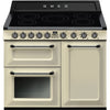 Smeg TR103IP2 Victoria 100cm Electric Range Cooker with Induction Hob - Cream