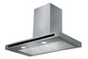 Rangemaster Hi-Lite HLTHDS100SS/ 100cm Flat Chimney Hood - Stainless Steel