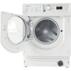 Indesit Push&Go BIWMIL71252UKN 7Kg Integrated Washing Machine 1200 rpm - White - E Rated