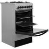 Indesit IS5G4PHSS 50cm Dual Fuel Cooker - Inox