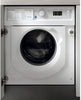 Indesit Push&Go BIWMIL71252UKN 7Kg Integrated Washing Machine 1200 rpm - White - E Rated