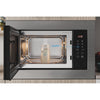 Indesit MWI125GX Built In Microwave With Grill - Stainless Steel
