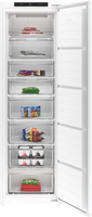 Blomberg FNT4454I 54cm Integrated Upright Frost Free Freezer - Sliding Door Fixing Kit - White - E Rated