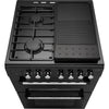 Rangemaster Classic CLA60DFFBL/C 60cm Dual Fuel Cooker - Black/Chrome