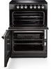 Rangemaster Classic CLA60EIBL/C 60cm Electric Cooker with Induction Hob - Black/Chrome