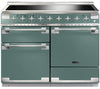 Rangemaster ELS110EIMG/ Elise 110cm Electric Range Cooker with Induction Hob - Mineral Green