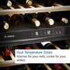 Bosch Series 6 KUW21AHG0G Built Under 60cm Wine Cooler - Black