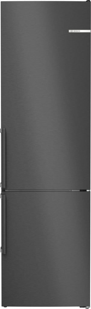 Bosch Serie 4 KGN39VXBT 60cm Frost Free Fridge Freezer - Black/Stainless Steel - B Rated