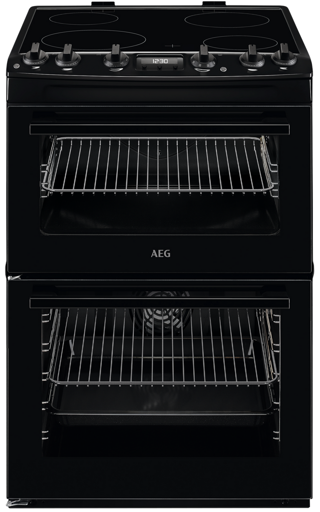 AEG 5000 SurroundCook CCX6501ACB 60cm Electric Cooker with Ceramic Hob - Black