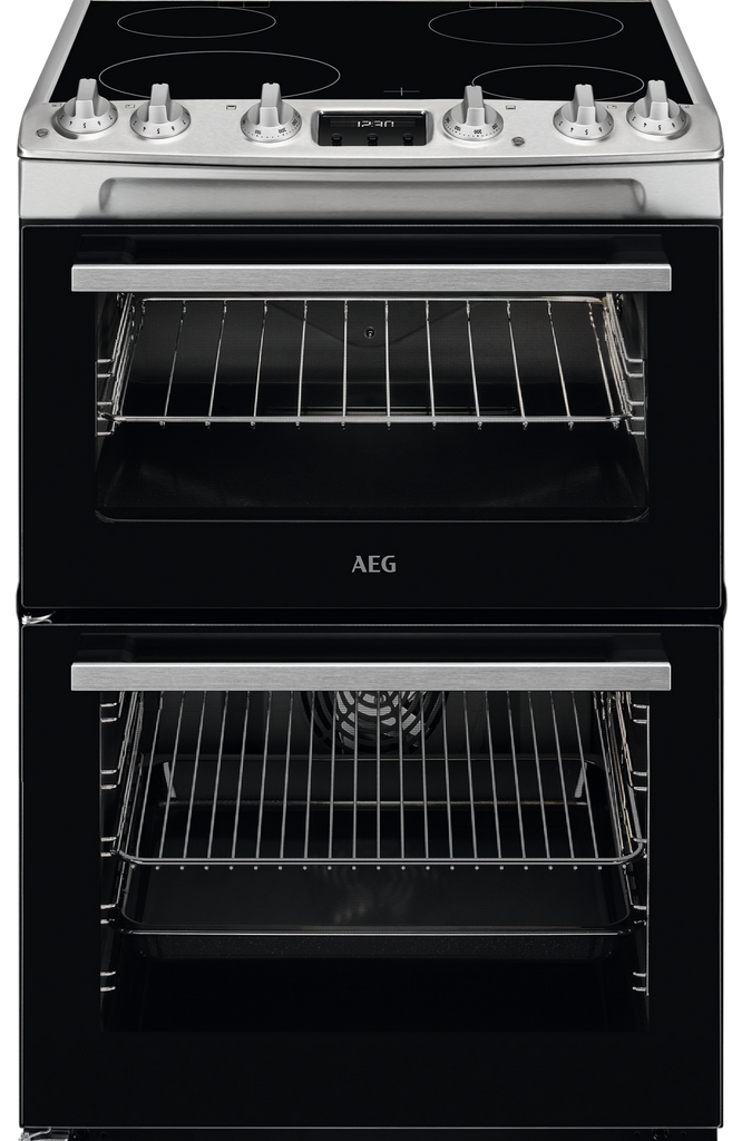 AEG 5000 SurroundCook CCX6540ACM 60cm Electric Cooker with Ceramic Hob - Stainless Steel