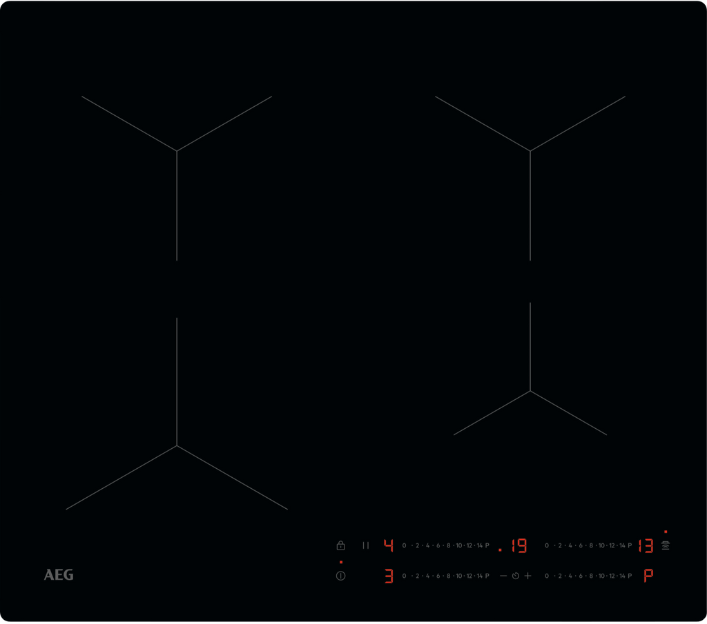 AEG SO64IA0SCB 58cm Induction Hob - Black