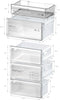 Bosch KGN39OCAFG Series 4 60cm wide Frost Free Fridge Freezer - Anthracite - A Rated