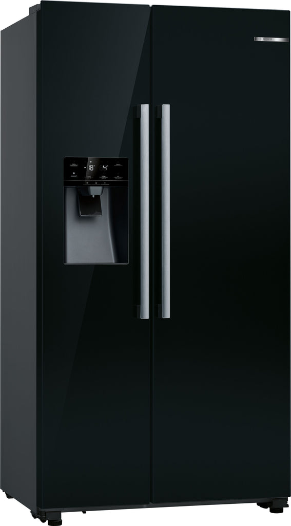 Bosch Series 6 KAD93ABEP American Fridge Freezer - Black - E Rated