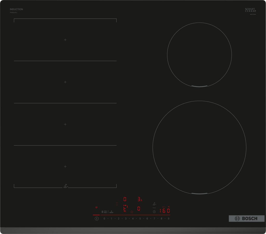 Bosch Serie 6 PIX631HC1E 59cm Wifi Connected Induction Hob - Black