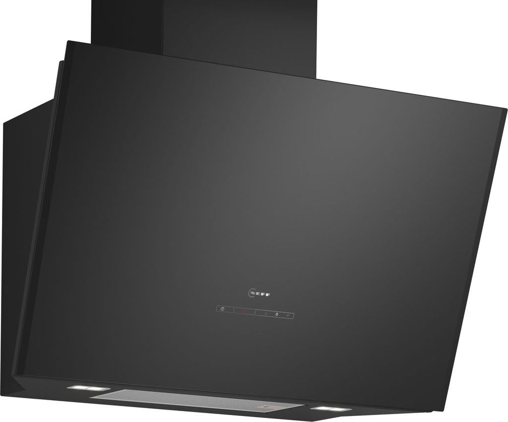 Neff N70 D88IAN2S0B 80cm Wifi Connected Chimney Hood - Black Glass