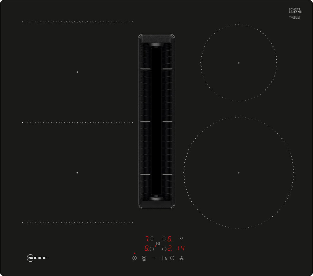 Neff N50 V56NBS1L0 60cm Venting Induction Hob - Surface Mount Without Frame