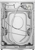 Bosch Series 8 WNC25410GB Wifi Connected I-Dos 10.5Kg / 6Kg Washer Dryer With 1400 Rpm - White - D Rated