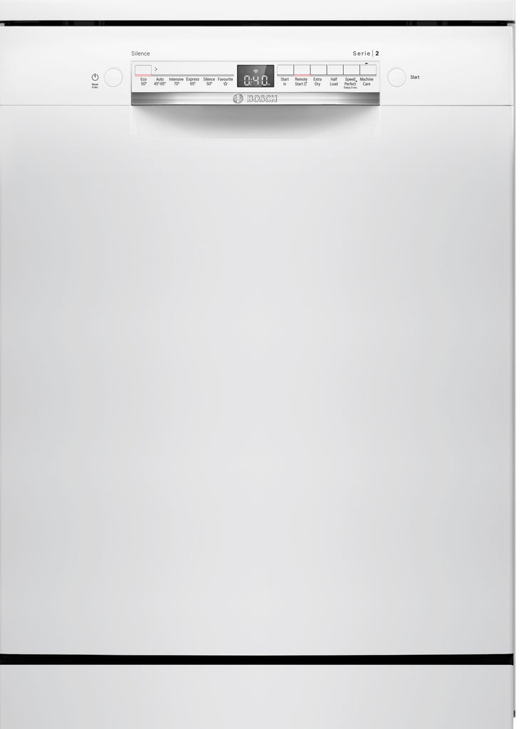 Bosch Serie 2 SMS2HVW67G Wifi Connected Standard Dishwasher - White - D Rated