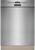 Neff N50 S145HTS01G Wifi Connected Semi Integrated Standard Dishwasher - Stainless Steel - D Rated