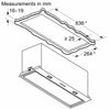 Bosch Series 6 DLN87AC60B 86cm Canopy Hood - Black