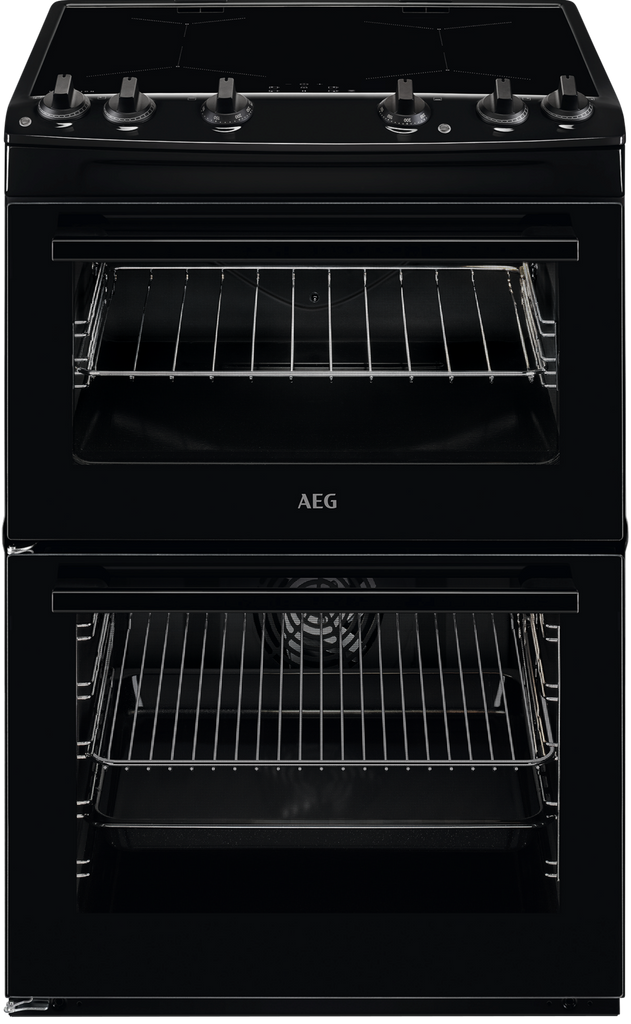 AEG 5000 SurroundCook CIX6500ABB 60cm Electric Cooker with Induction Hob - Black