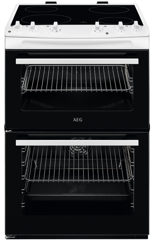 AEG 5000 SurroundCook CCX6501ACW 60cm Electric Cooker with Ceramic Hob - White