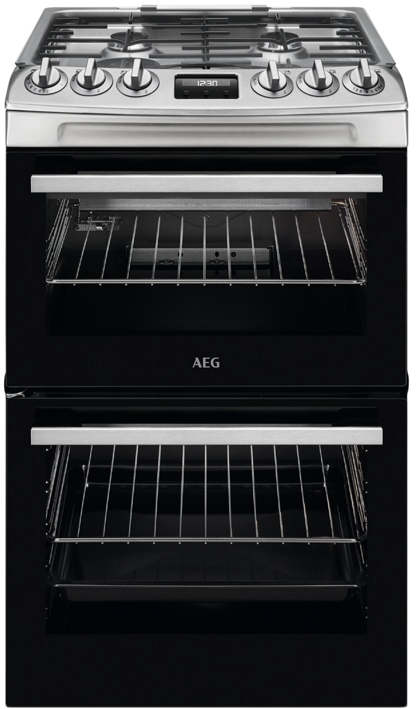 AEG CGX1130ACM 55cm Gas Cooker - Stainless Steel