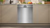 Neff N50 S145HTS01G Wifi Connected Semi Integrated Standard Dishwasher - Stainless Steel - D Rated