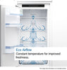 Bosch Series 2 KBN96NSE1G Wifi Connected XXL Integrated Frost Free Fridge Freezer with Sliding Door Fixing Kit - E Rated