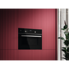 Aeg GK6NK40FB Built In Compact Electric Single Oven with Microwave Function - Gloss Black