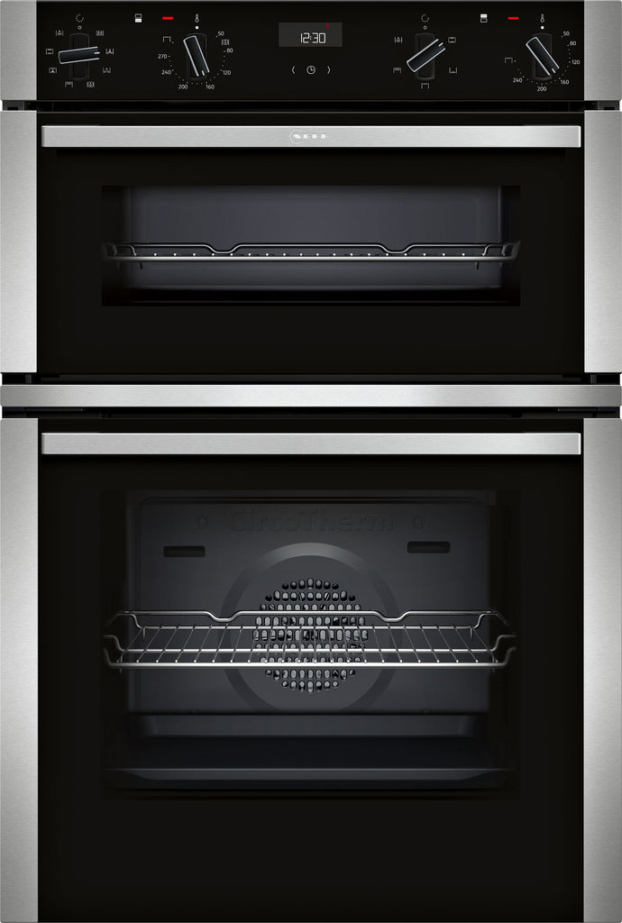NEFF N50 U1ACE2AN3B Built In Electric Double Oven - Stainless Steel