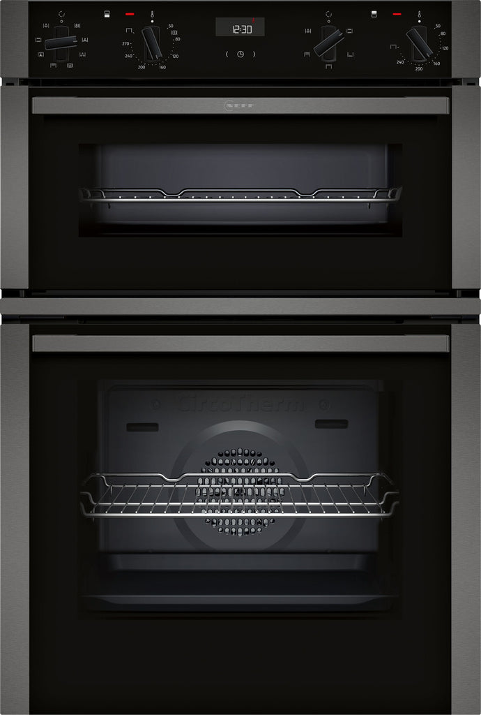 NEFF N50 U1ACE2AG3B Built In Electric Double Oven - Graphite