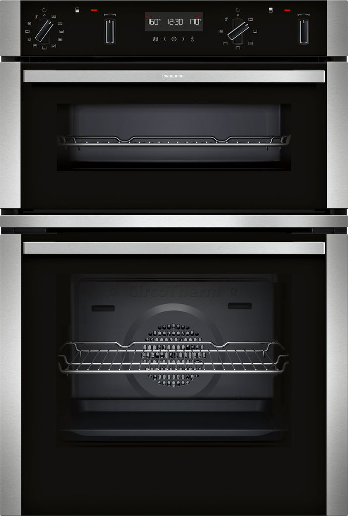 Neff N50 U2ACH7AN7B Wifi Connected Built In Double Oven - Stainless Steel