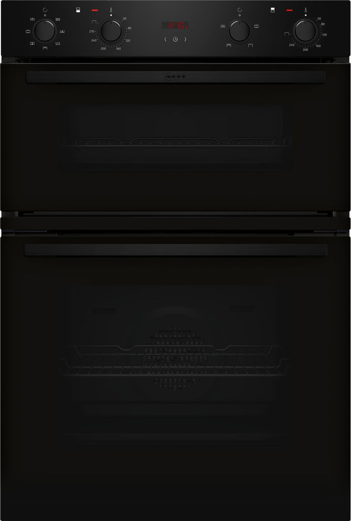 Neff N30 U1DCC0AK3B Built In Electric Double Oven - Black