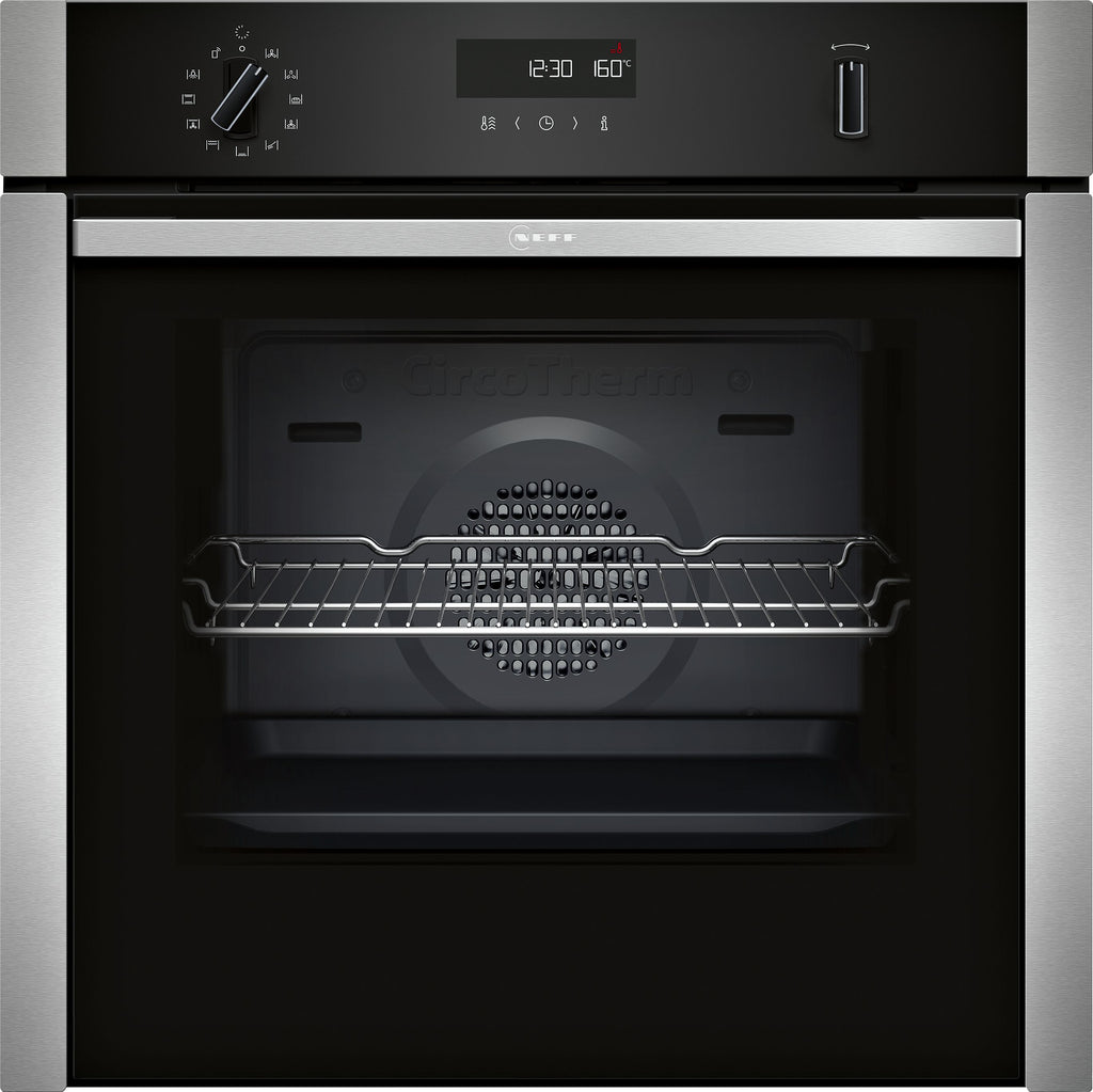 Neff N50 B6ACH7AN7B Built In Electric Single Oven - Stainless Steel